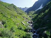 Da Pianezza di Schilpario lungo la valle del Gleno fino al passo di Belviso (2518 m.) l’11 luglio 2009  - FOTOGALLERY